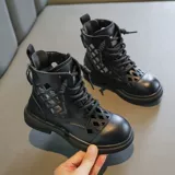 Martens, обувь, детские короткие сапоги, летние тонкие ботинки для отдыха, коллекция 2023