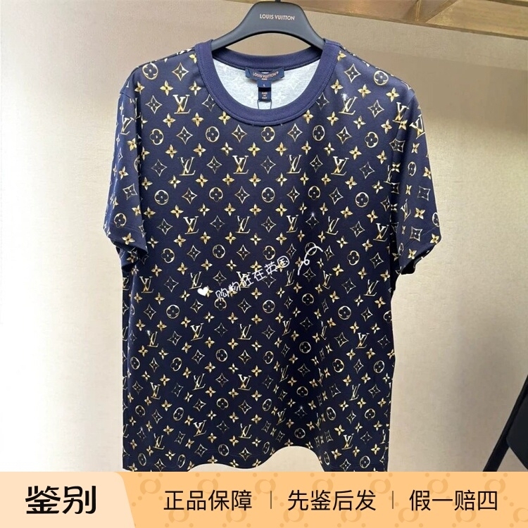 Louis Vuitton Lv 26 New Women's Monogram Short-Sleeved T-Shirt Top 1Akemy
