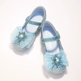 Детская обувь для кожаной обуви для принцессы на высоком каблуке, коллекция 2023, мягкая подошва