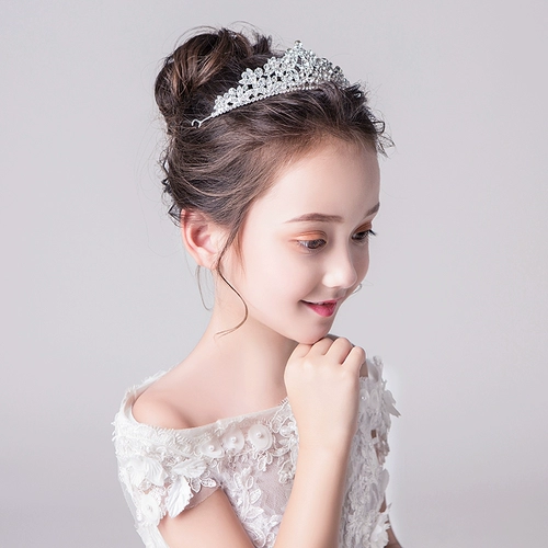 Детский аксессуар для волос для принцессы, ободок, свадебное платье, корона, подарок на день рождения