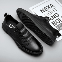  Summer mens shoes Chef casual leather shoes waterproof non-slip hotel back kitchen work pedal work kitchen special shoes