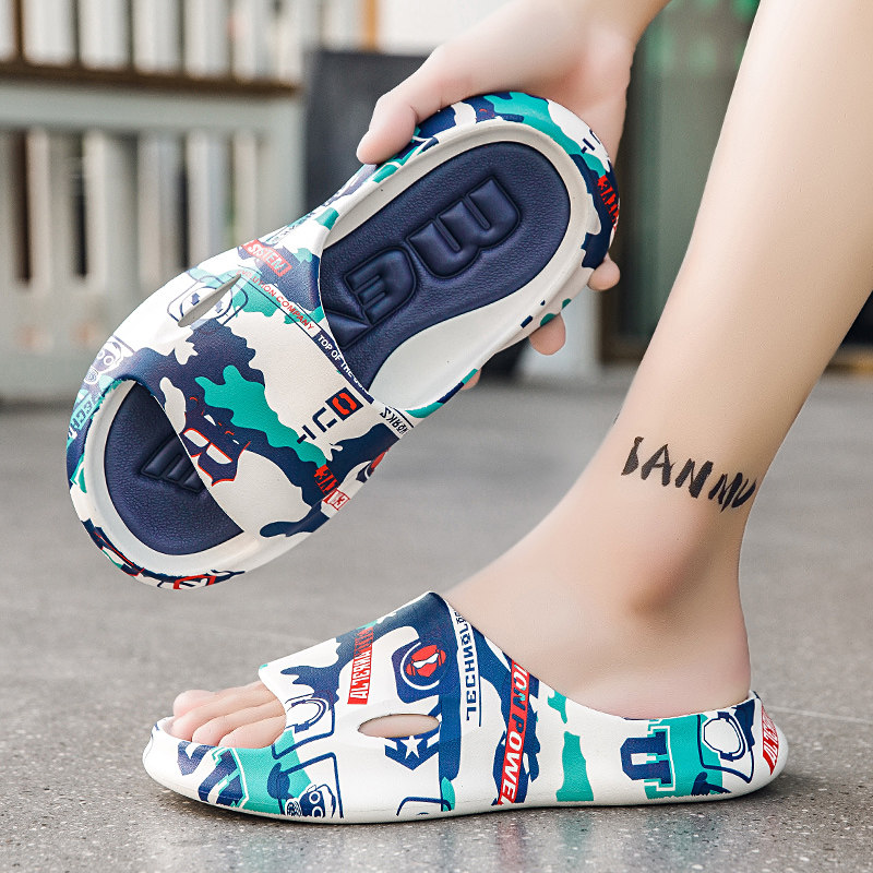 Coconut slippers men's summer outwear 2022 new trends sports casual beach sandals sandals net red overfire sandals