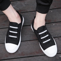  Mens shoes summer breathable casual lazy shoelace-free canvas shoes mens old Beijing work cloth shoes boys