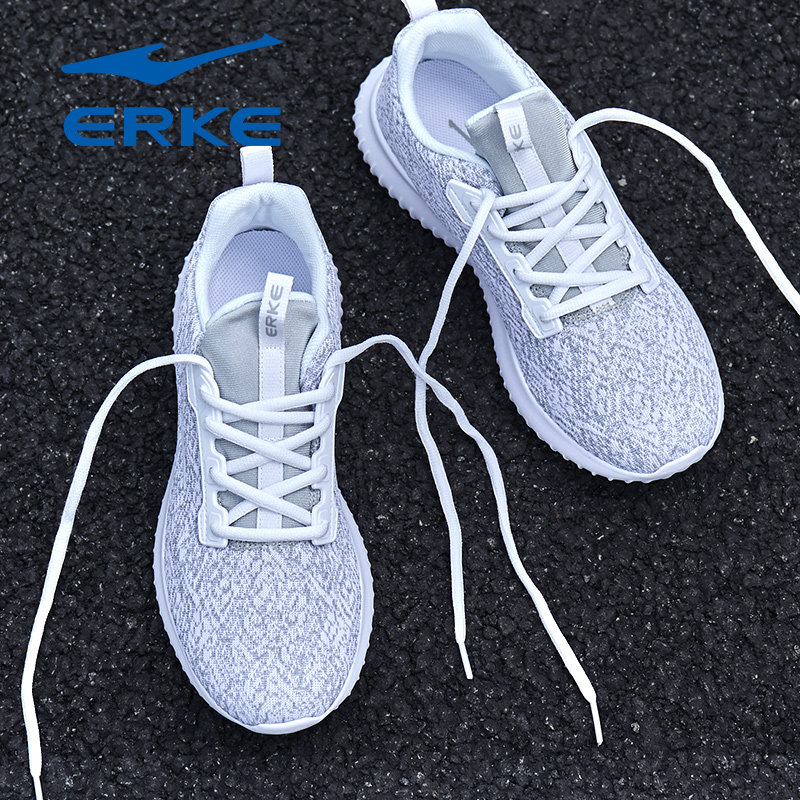 Hongxing Erke sneakers men's shoes mesh breathable spring and autumn training shoes indoor fitness shock absorption soft sole running shoes