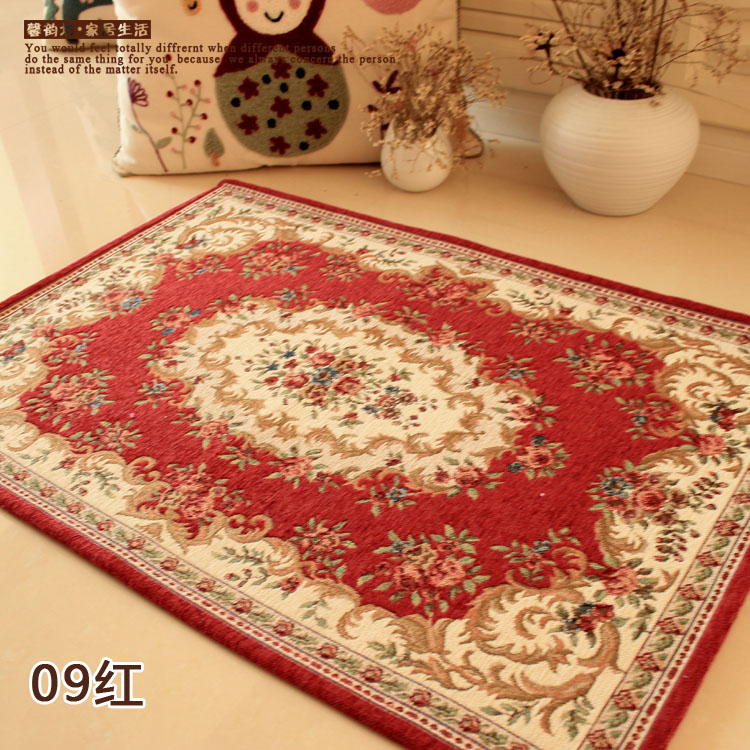 [Multi-kích thước] Châu Âu mục vụ Dorni Jacquard thảm non-slip thấm mat thảm cửa thảm nhà hiên mat