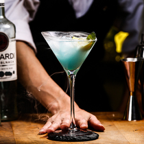 Blint crystal martini glass cocktail Cup creative goblet champagne glass cocktail cup triangle cup Martini