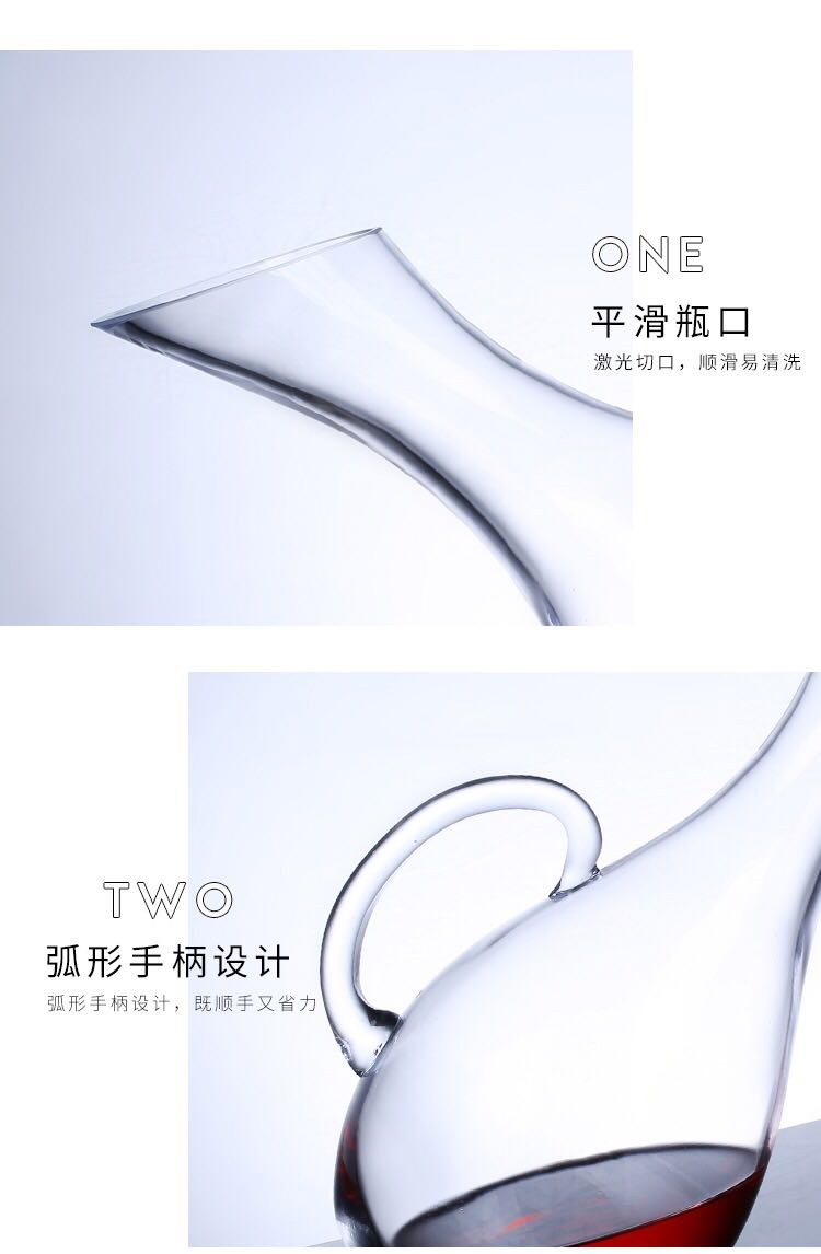 Pha lê thủy tinh decanter rượu vang châu Âu decanter bartender hangover rượu vang rót ly uống rượu đẹp
