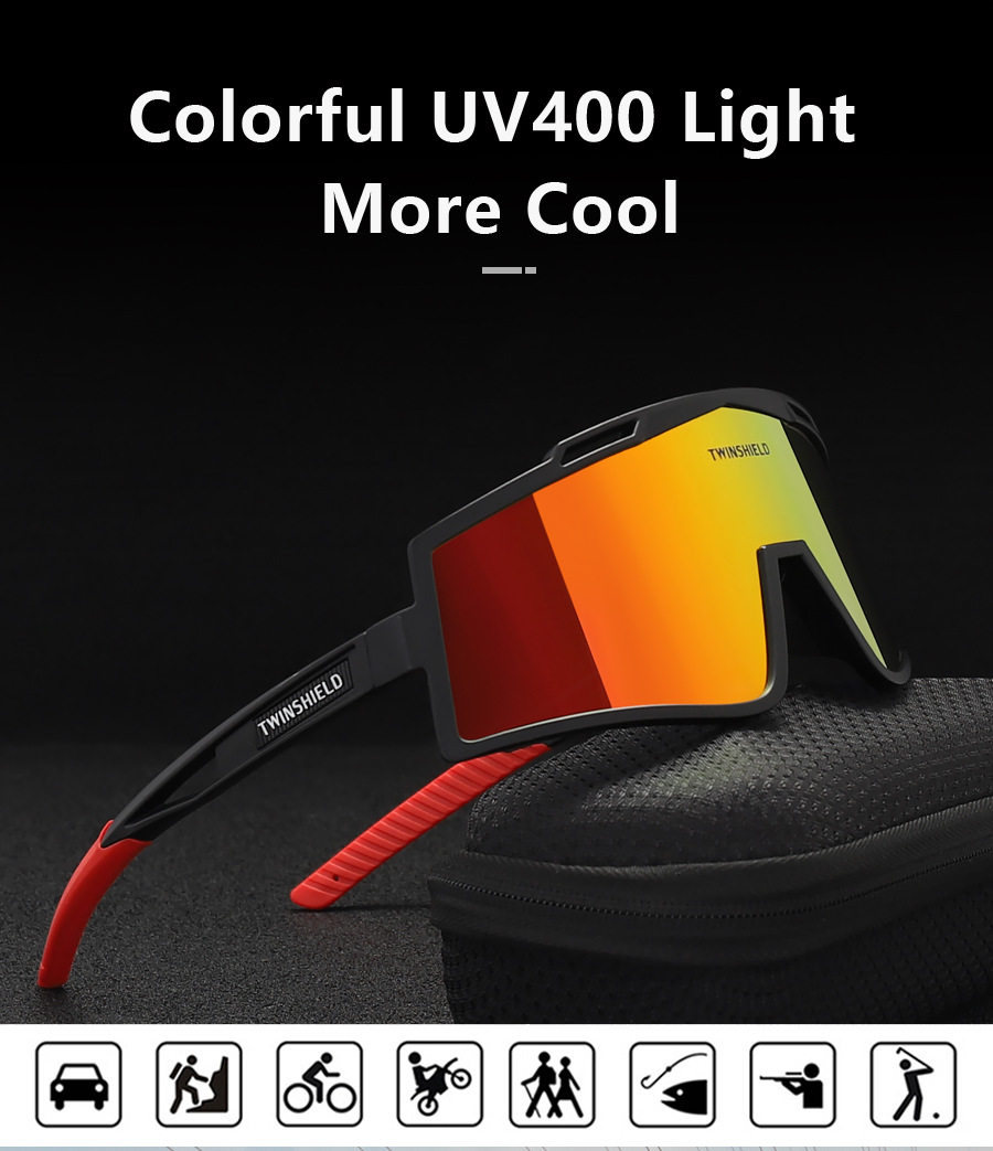 Twinshield Sunglasses 726 Riding Glasses Mountaineering Windproof Goggles Hiking Sport Myopia Sunglasses-Taobao