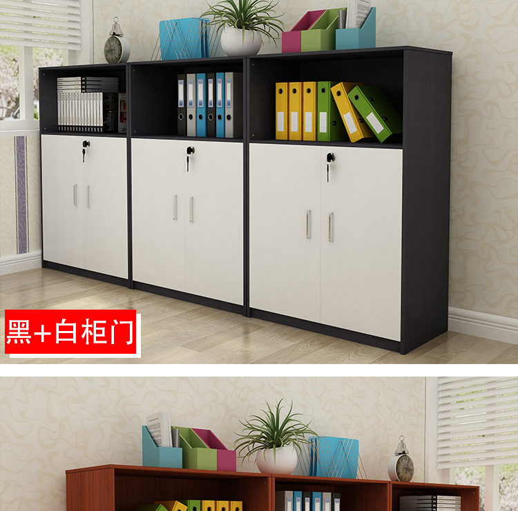 Nội thất văn phòng tủ hồ sơ ngắn tủ gỗ thông tin tủ lưu trữ tủ trà tủ có khóa tủ văn phòng tủ máy in