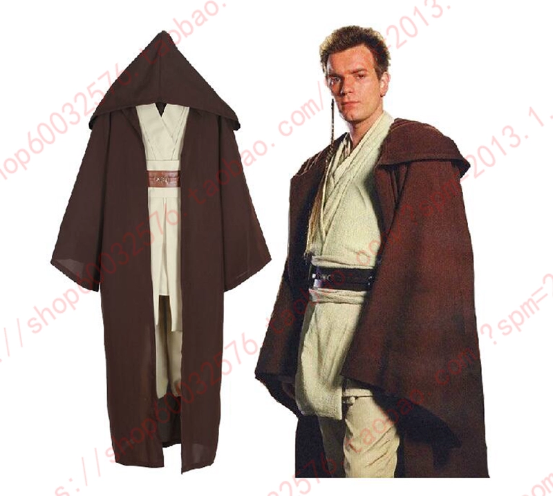 Halloween Cosplay Star Wars Jedi Hiệp sĩ Anakin Áo choàng Áo choàng Cosplay Nam Trang phục - Cosplay