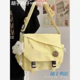 Вместительная и большая брендовая японская ретро сумка через плечо, сумка на одно плечо, в японском стиле, Южная Корея