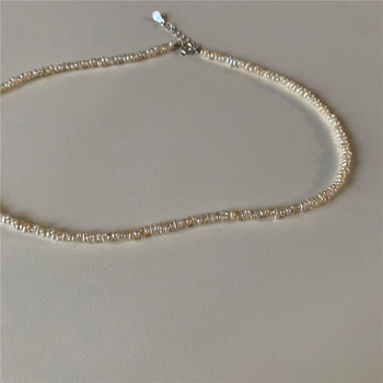 Irregular baroque natural freshwater pearl necklace