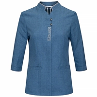 Женская синяя семерка