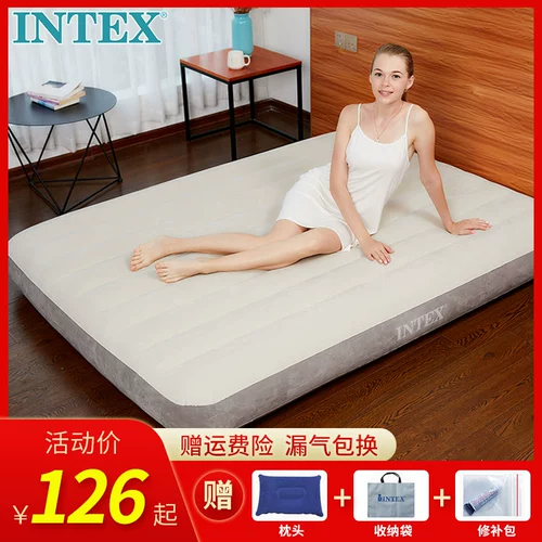 Intex, матрас, портативный быстрый кушон для домашнего использования, увеличенная толщина