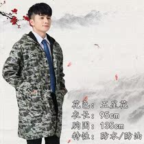 Hood Clothes Lady Work New Down Clothing Outwear Apron Waterproof Greaseproof Adult Cooking Lengthened Soft Leather Hood Sweatshirt Winter