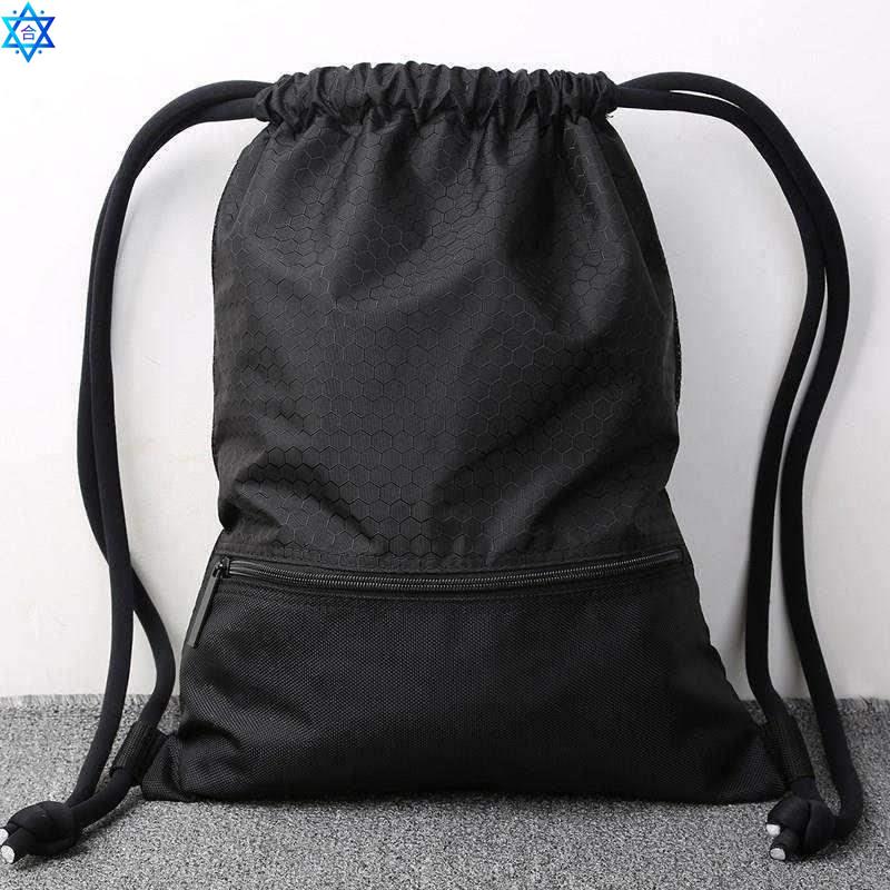 waterproof light folding fitness draw string bag bag