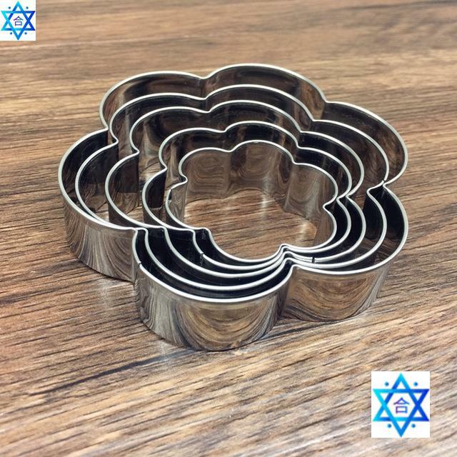 5pcs set Baking Mould  Heart Cookie Cutter Biscuit Mold