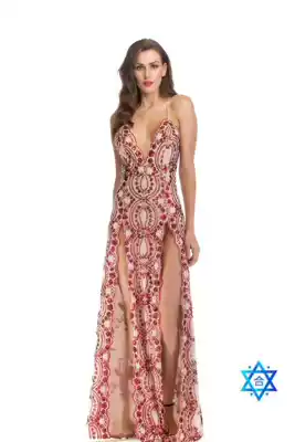 Sexy and shiny evening gowns long dresses evening dresses