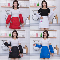 Ethnic style embroidery apron hotel waiter short apron home fashion waterproof half bib custom