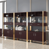 Aona office furniture bookcase Simple modern information cabinet locker leather bookshelf file cabinet fashion office cabinet