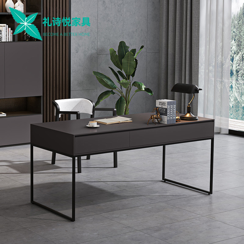 Nordic Light Lavish Minimalist Desk Office Desk Modern Home Book House Furniture Suit Combination High Foot Makeup Table
