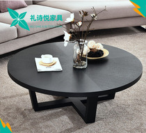 Nordic style coffee table Living room simple round edge creative designer style Simple balcony table Tea table can be customized