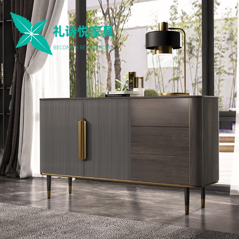 American light and luxurious entry to the family The rear modern door hall Multi-functional storage cabinet Home dining cabinets can be customised