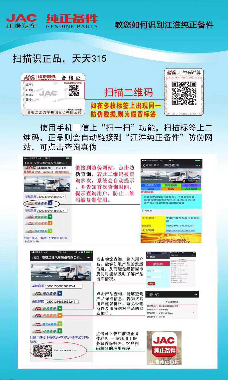 Jianghuai truck accessories, difficult and miscellaneous accessories special shot Super link please do not take the cab rear taillights living room lights