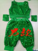 New kindergarten grass performance clothing Low carbon Beibei dance clothing Childrens environmental protection theme dance performance clothing summer