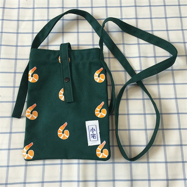 Hàn Quốc retro vai Messenger túi vải dễ thương túi điện thoại di động mềm túi chị em phiên bản Hàn Quốc của túi điện thoại di động mini nữ tui xach dep