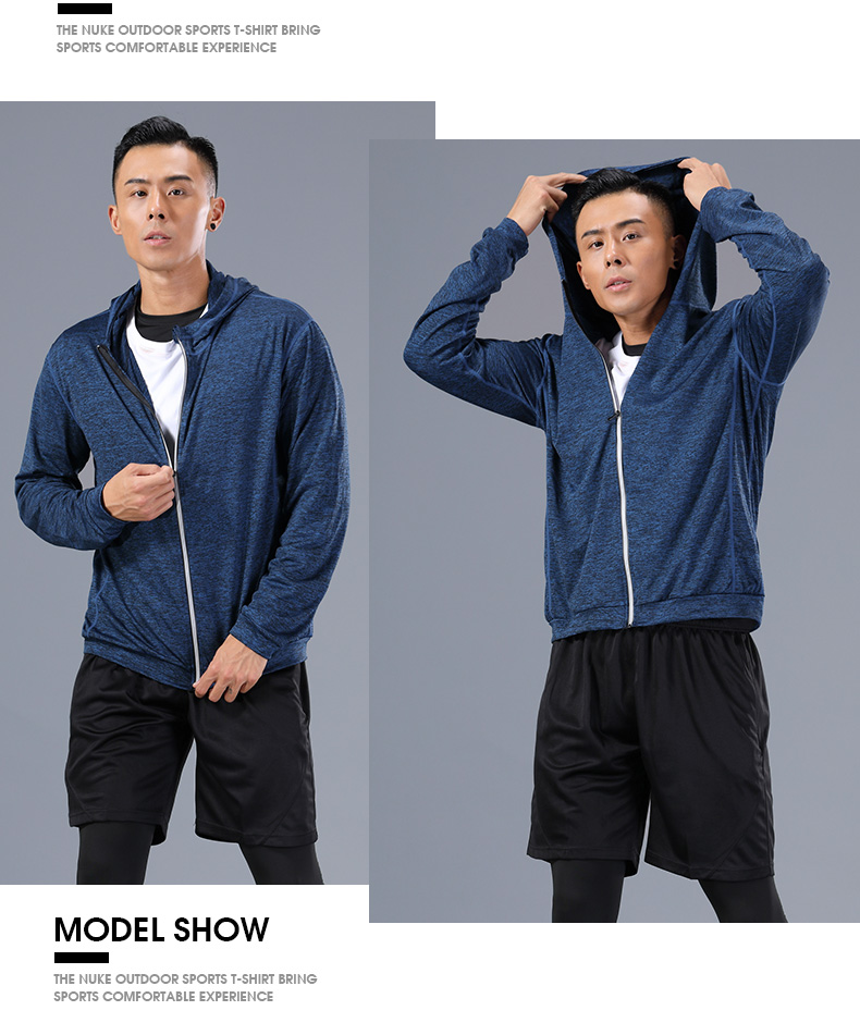 Thể dục quần áo nam thể thao mùa hè ngắn tay nhanh chóng làm khô vớ buổi sáng chạy bóng rổ quần áo phòng tập thể dục đào tạo quần áo quần short tập gym nam