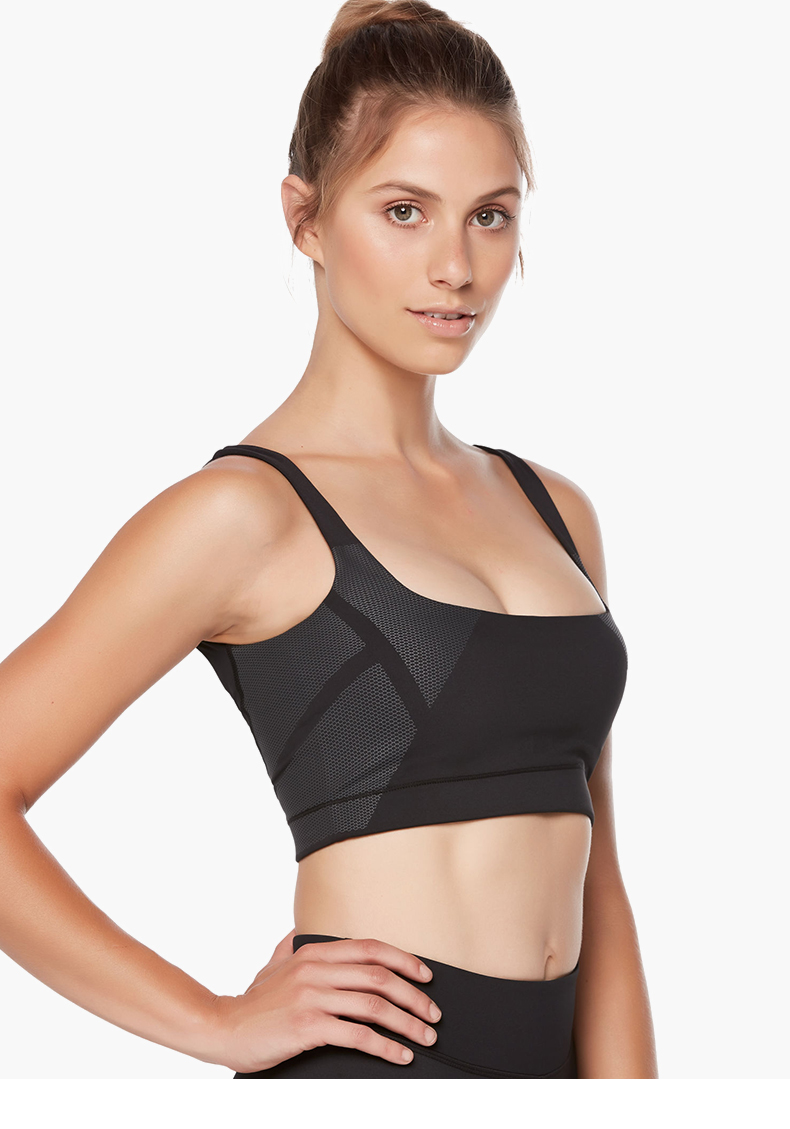RESHAPE / Tu sửa Lilybod Honeycomb Trang trí bề mặt lưới Sức mạnh trung bình Chống sốc Hỗ trợ Đồ lót thể thao BOBBI - Đồ lót thể thao áo bra adidas