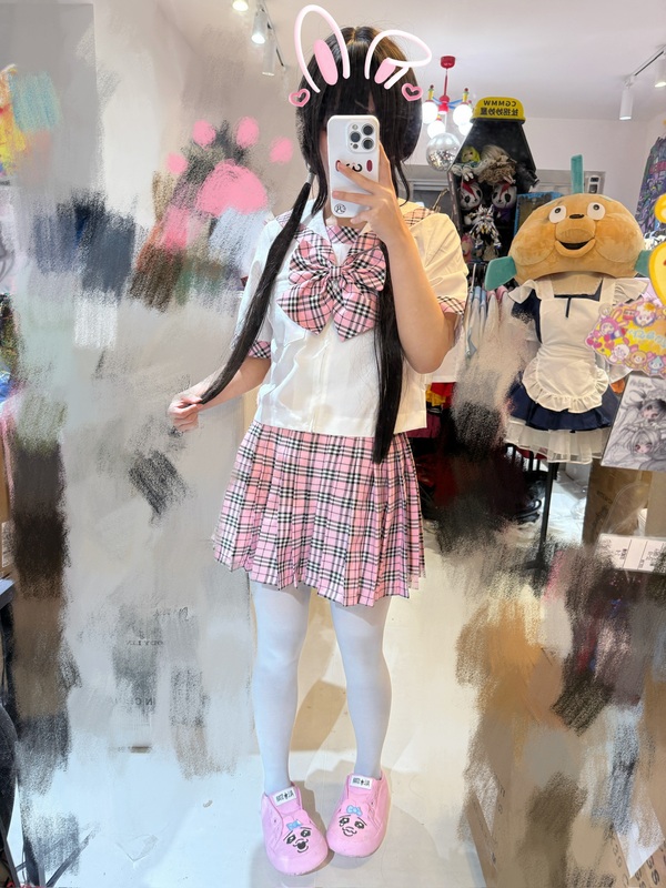 【1-2 Months Delivery】Bodyline Japanese Brand Brand New Unopened Scottish Pink Plaid Jk Uniform Set Cute Style