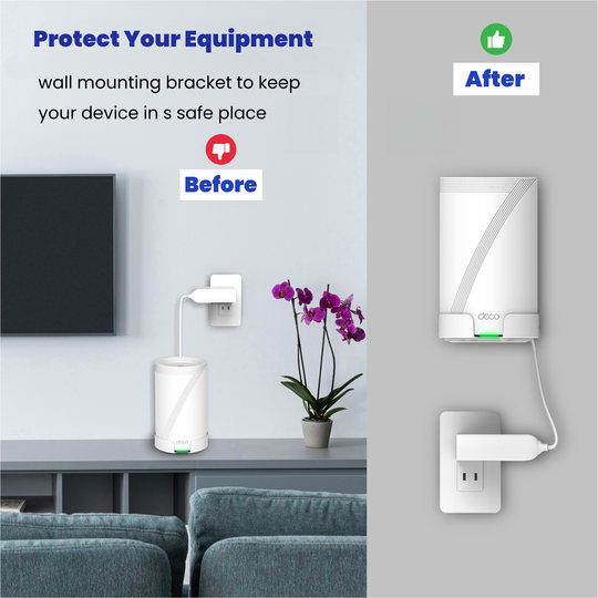 Halterung aus Aluminiumlegierung, geeignet für tp link Deco BE63/BE65/BE68/HB611-SGST/HB410