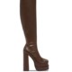 Independent Foreign Trade European and American Style Plus-Size Women's Over-The-Knee Boots with Waterproof Platform, Ultra-High Heels, Sexy Nightclub Pole Dance Boots