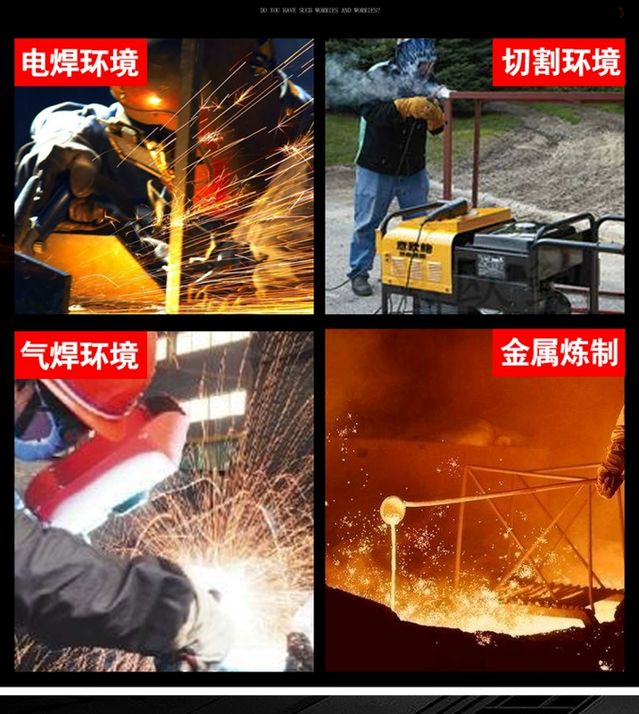 Tạp dề da bò chống cháy và chống cháy hàn thợ hàn chịu mài mòn và chịu nhiệt độ cao thợ hàn bảo hộ lao động chống bỏng quần áo bảo hộ quần áo phòng dịch
