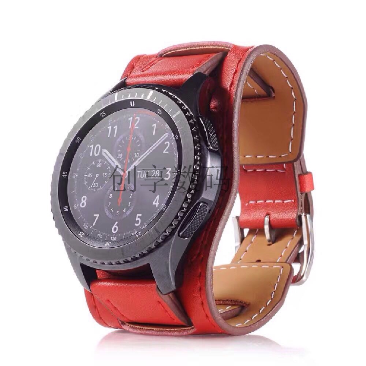 72H出貨 佳明 Vivoactive 4 錶帶 智能手錶帶 手鐲運動錶帶 22mm 替換腕帶 時尚簡約 皮質手感 金屬扣手錶帶