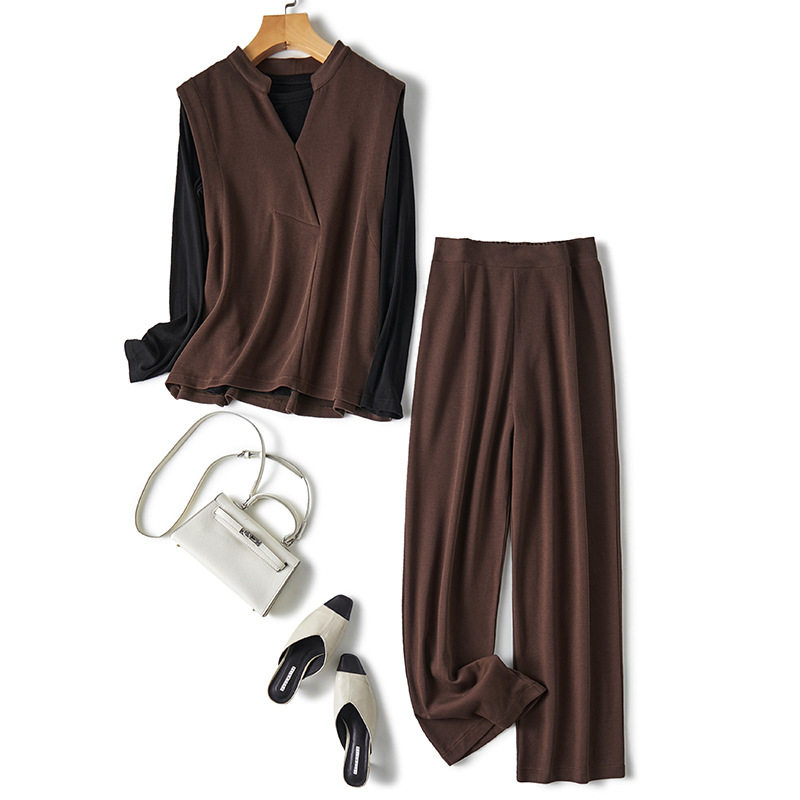 Italian Big Brands Foreign Trade Women's Clothing YU Single Mall Cut of Bull Goods Withdrawal Cupboard Tail Single Casual Temperament Three Suits