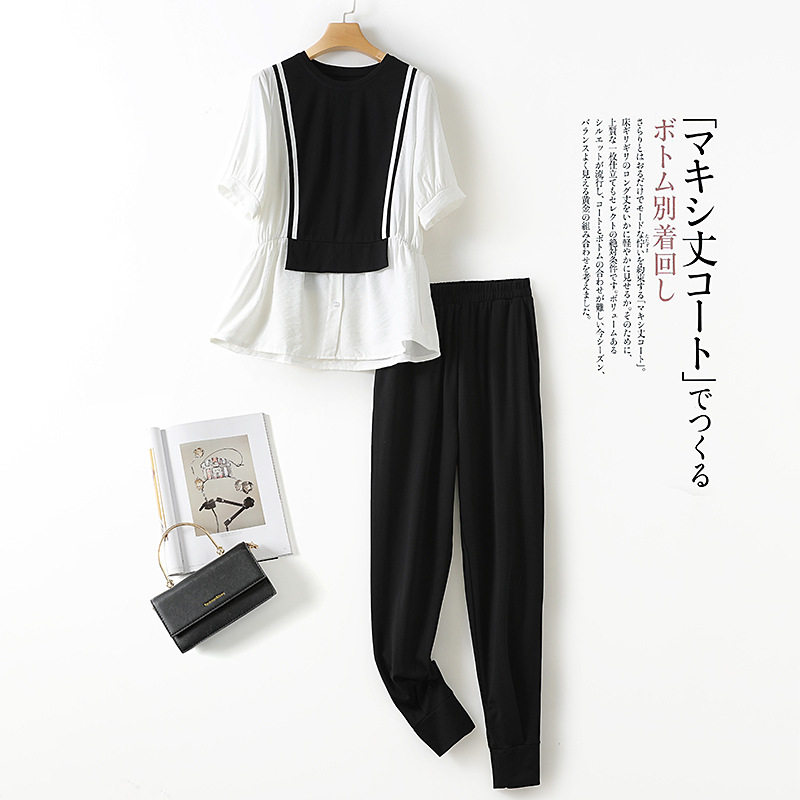 European Goods Special Cabinet Women's Clothing Break Code Clear Cabin White Vegetable Price Withdrawal Case Bull Stock European and American blouses bouquet Pants Suit