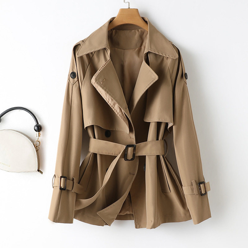 French Order foreign trade clearance YU single outlet Cut tail stock Withdrawal Cabinet Bull Goods Straight Drum version Temperament Cassera Short Version Windsuit