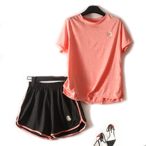 Foreign trade high-end light luxury clearance sale discount boutique cattle low-cost direct sale T-shirt shorts two-piece summer