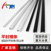 Aluminum profile seal 30304040 flat seal Industrial aluminum profile decorative strip dust strip Sealing strip Edge strip pressure strip
