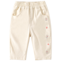 Pantalons dété pour filles vêtements dété pour enfants nouveau Style mince décontracté court pantalon droit de princesse 2024