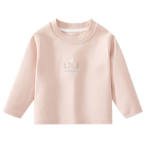 Girls long-sleeved T-shirts for autumn 2024 new style baby tops childrens clothing spring and autumn childrens bottoming shirts
