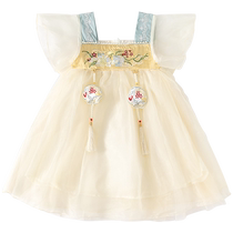 Летние платья для девочек-принцессы летние платья-платья 2024 года новые дети-принцессы одеваются в платья для детей