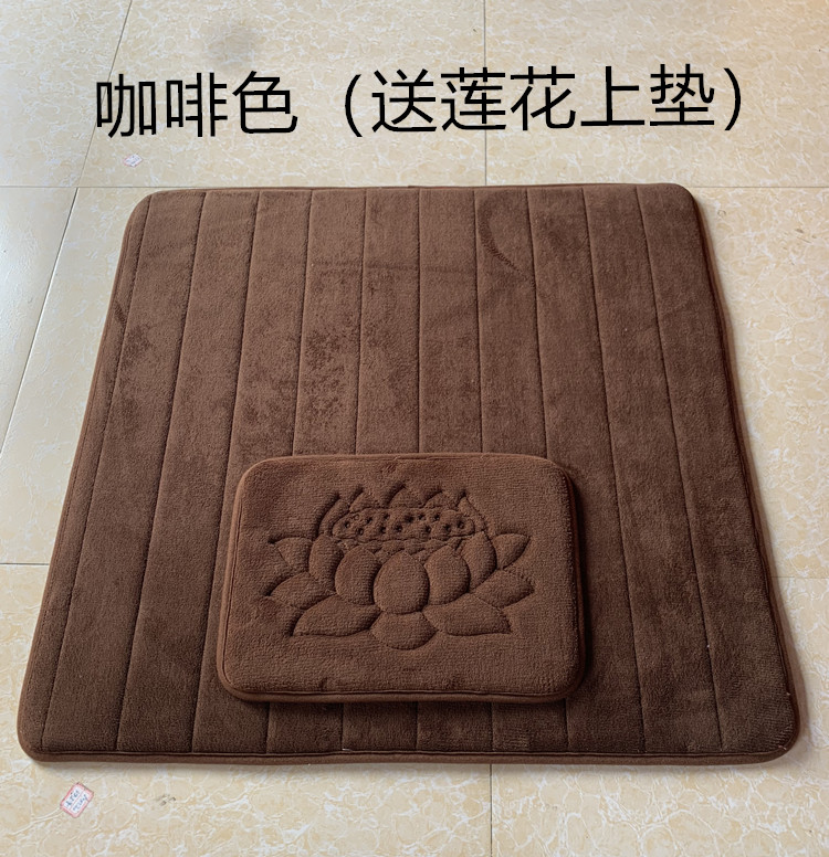 Cushion family Buddha Hall Dharma meditation mat yoga mat small worship mat can be customized Round Square with lotus flower