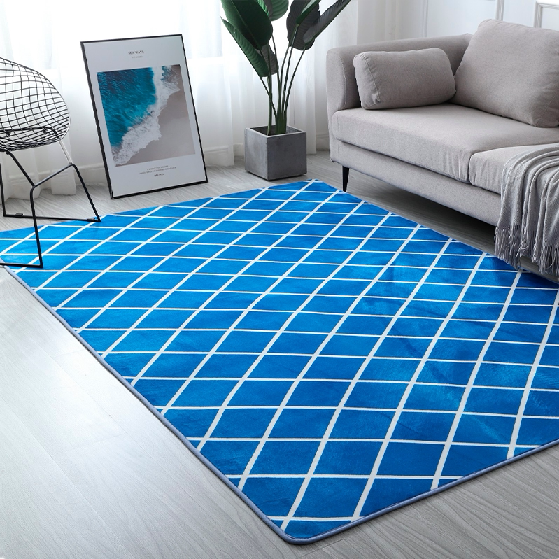 Suede anti-slip door hall cushion sofa absorbent home tea table foot mat rug water washable machine wash bedroom full of carpets