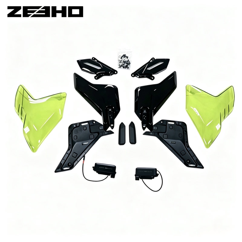 Zeeho Original Factory Official Modification Parts, Extreme Core 26 Model Ae4Ipro+ Fixed Wind Wing Assembly, Ambient Light, Side Wind Wing Zeeho Original Factory Official Modification Parts, Extreme Core 26 Model Ae4Ipro+ Fixed Wind Wing Assembly, Ambient Light, Side Wind Wing