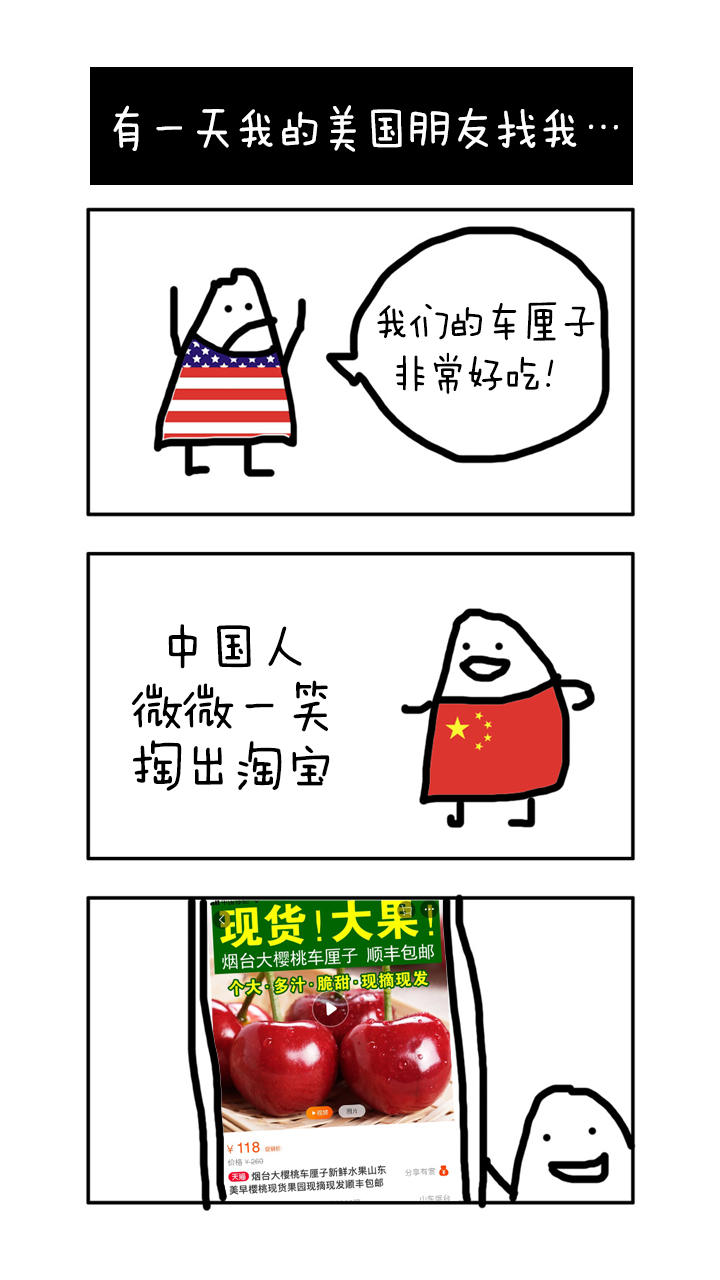 美国朋友问我车厘子涨价了怎么办