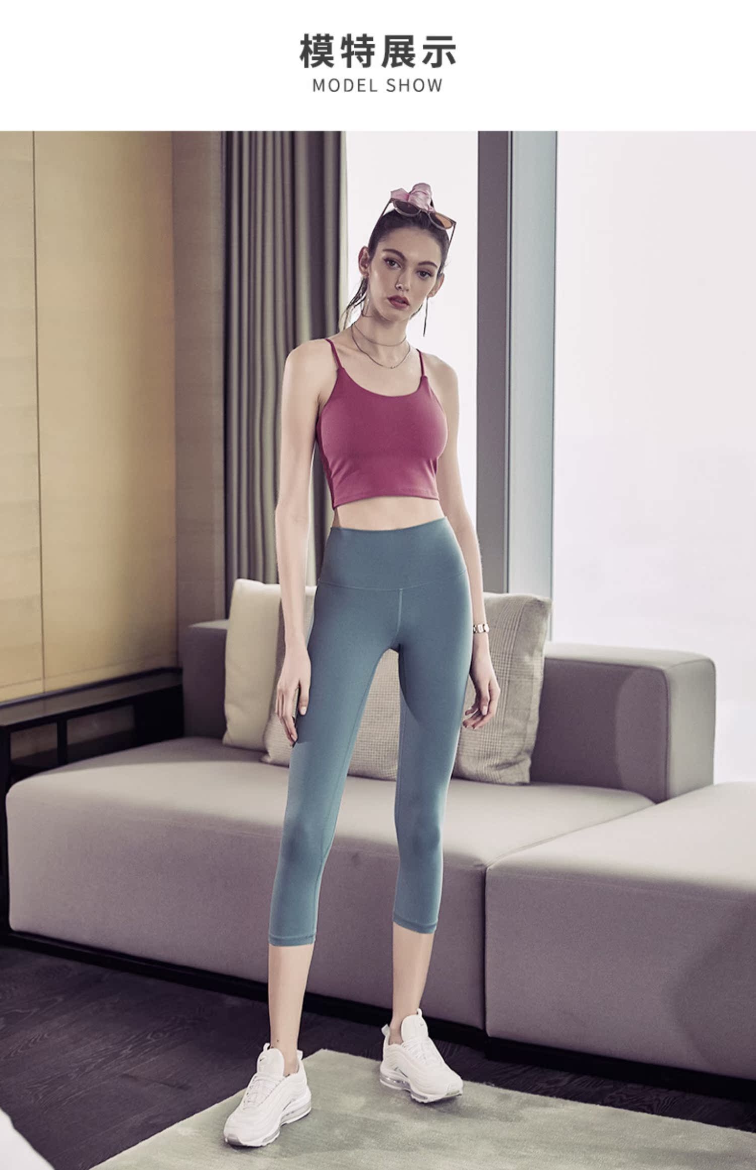 Đồ lót thể thao nữ yoga yếm trong vai dây đeo áo ngực chạy bra bên ngoài mặc phòng tập thể dục với áo ngực pad - Đồ lót thể thao áo tập